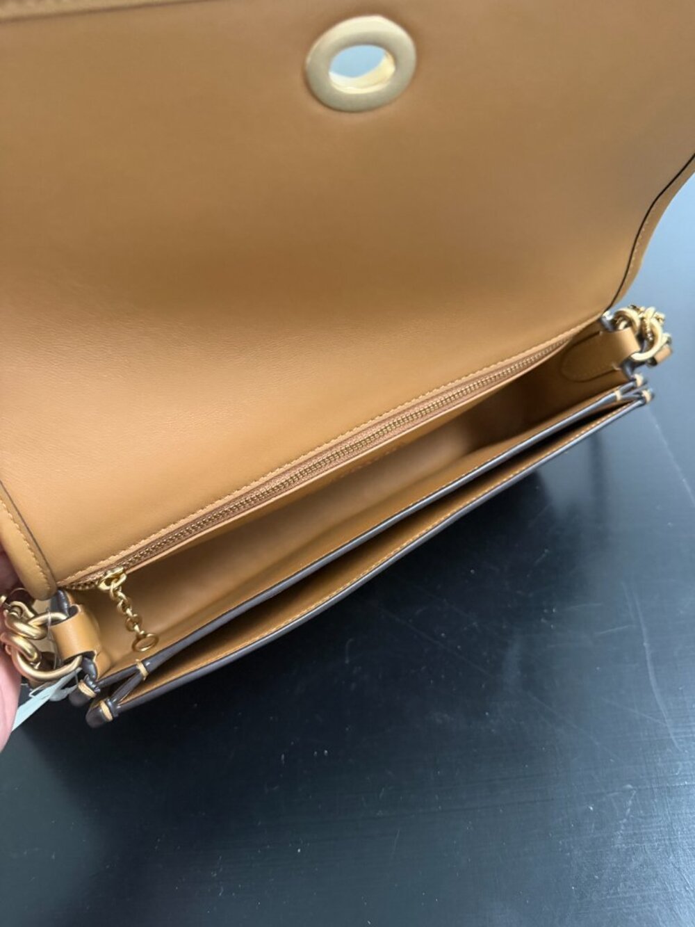 NWT COACH Originals Dinky 1974 Shoulder Bag Gold Chain Handle - Picture 14 of 16